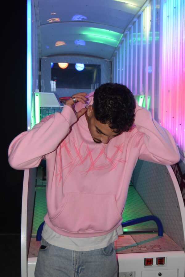 Pink RuthlessArt Hoodie - Image 2